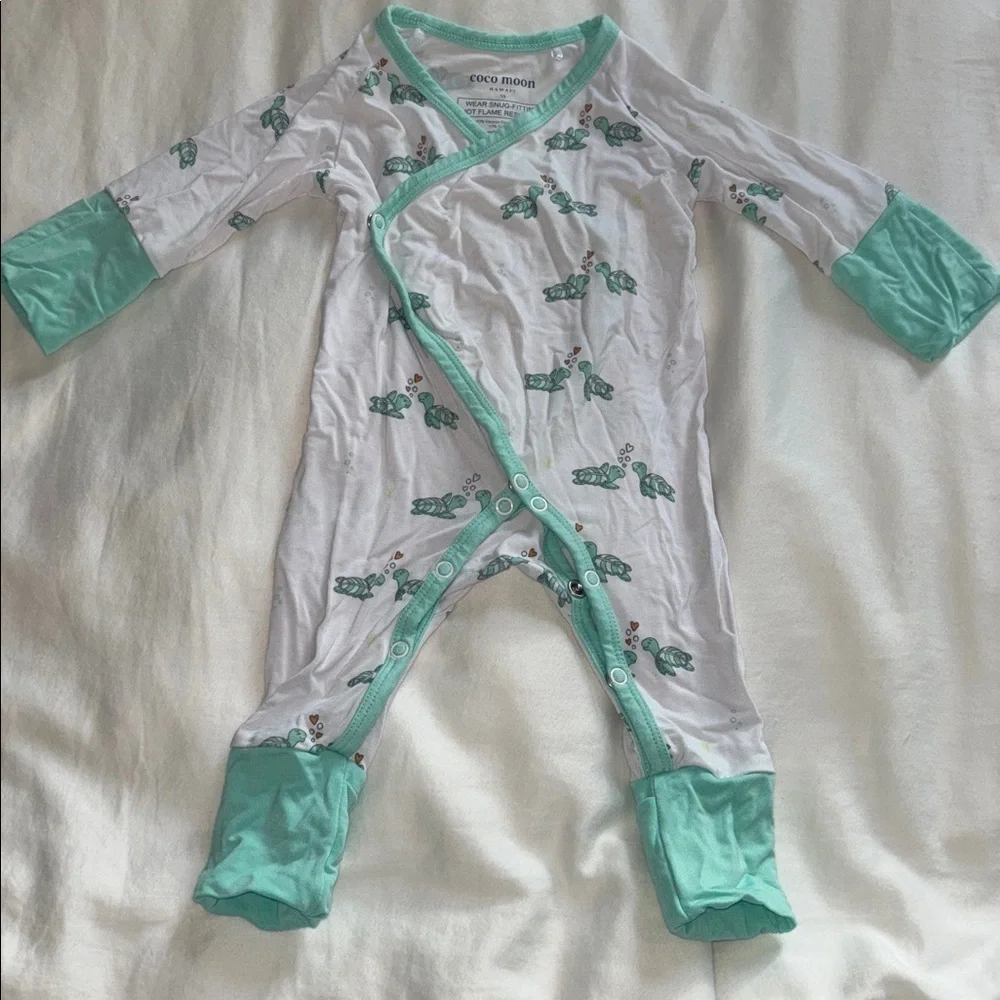 Cocomoon Honu Honi Bamboo Newborn Coverall